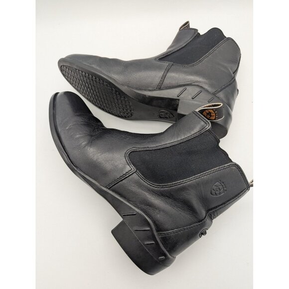 Ariat Boots Womens Size 4 Black Leather Paddock English Riding Jodhpur 67301 - Picture 5 of 11